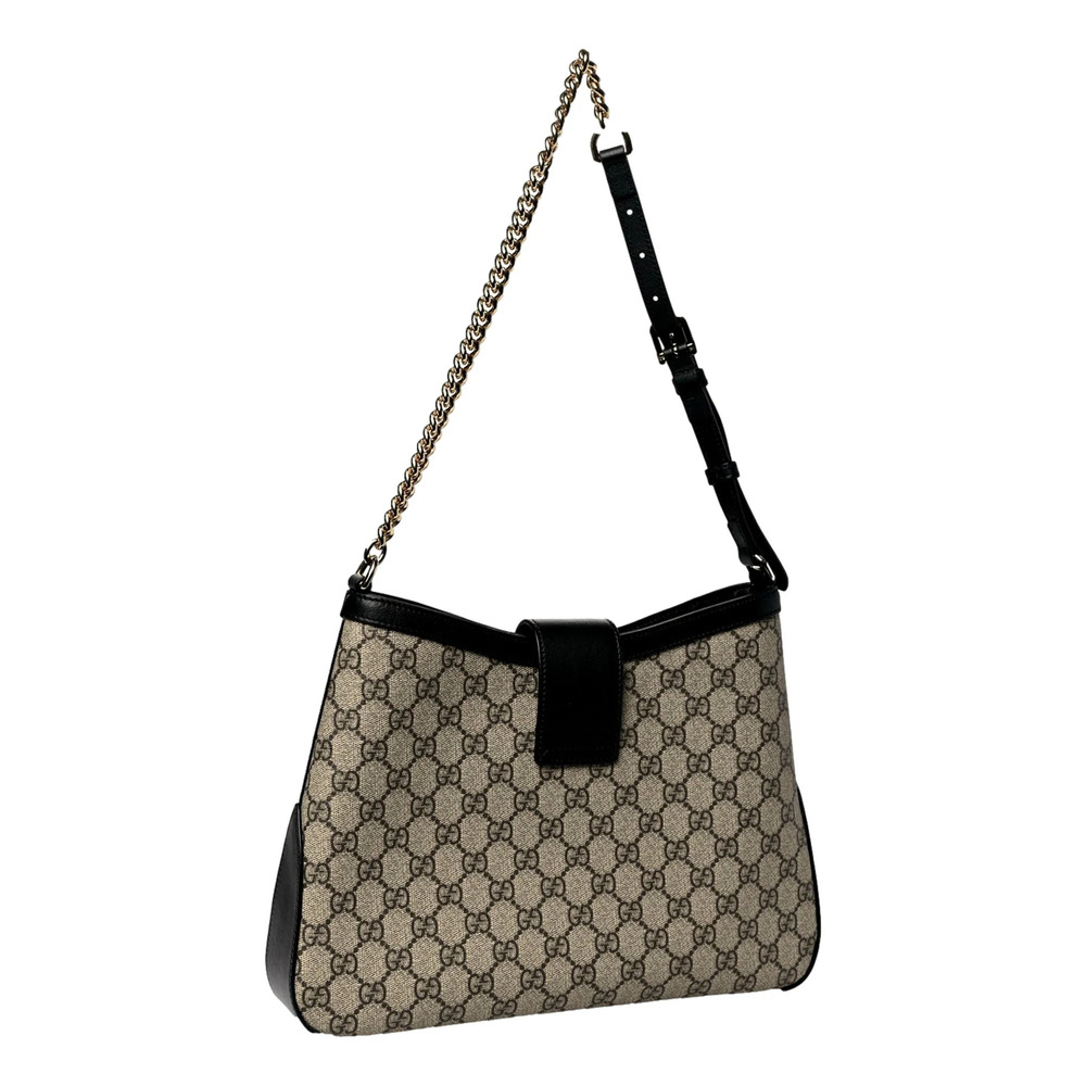 Gucci GG Supreme Monogram Canvas Medium Padlock Shoulder Bag